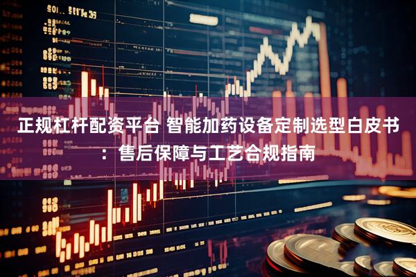 正规杠杆配资平台 智能加药设备定制选型白皮书：售后保障与工艺合规指南